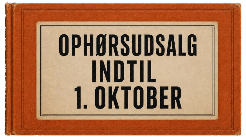 Ophørsudsalg indtil 1. oktober